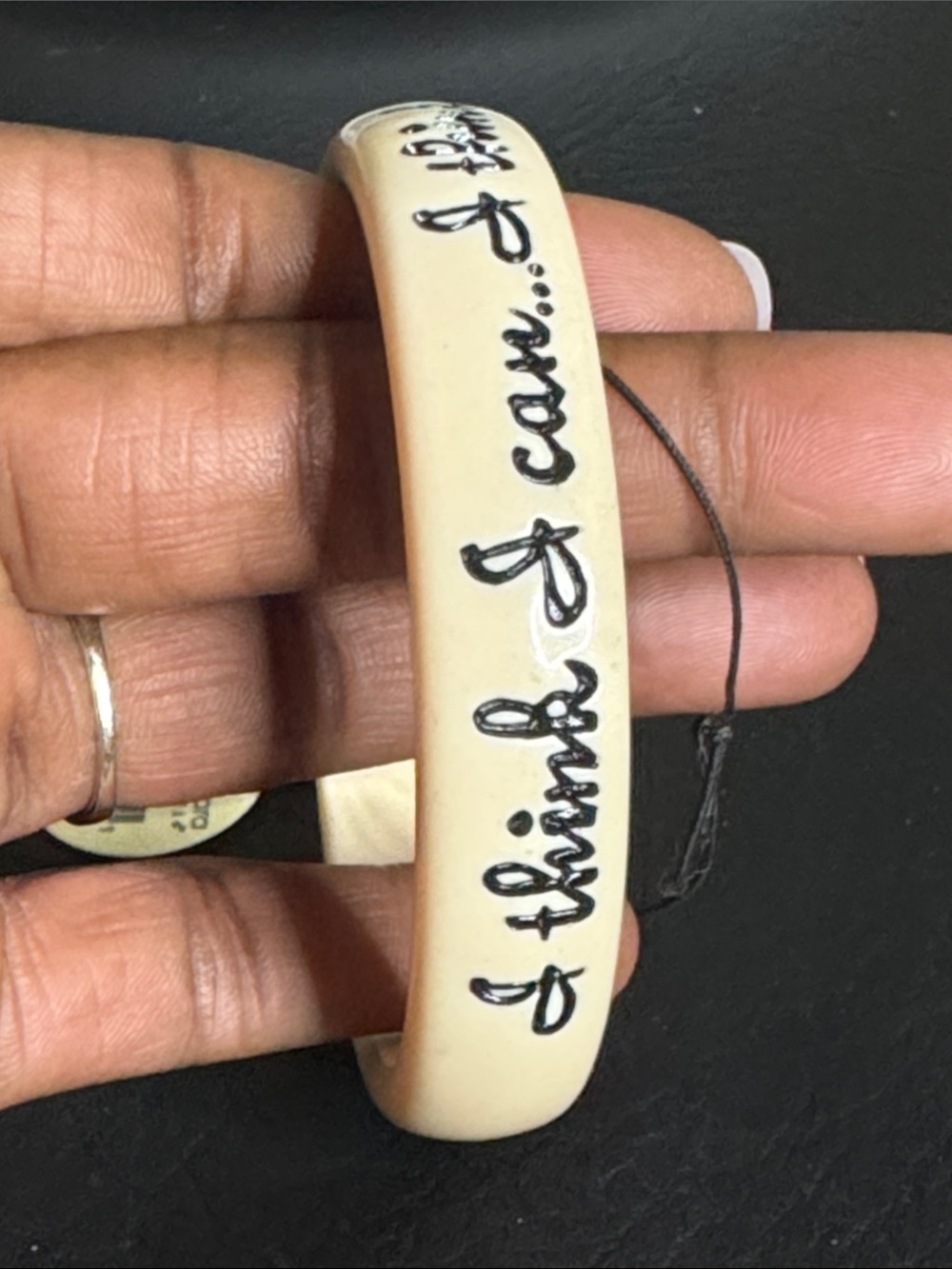 JKC Studio “I think I can..” Bangle - Picture 2 of 12